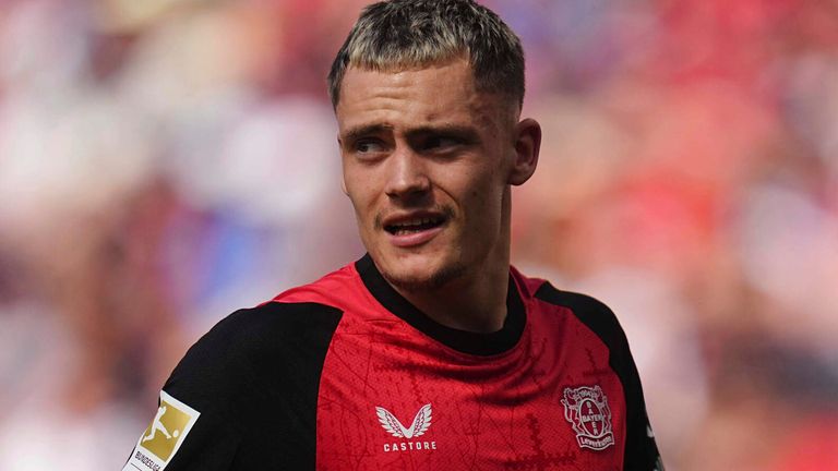 May 11 2025: /Florian Wirtz of Bayer 04 Leverkusen looks on during a 1. Bundesliga game, Bayer 04 Leverkusen vs Borussia Dortmund, at Bay Arena, Leverkusen, Germany. Ulrik Pedersen/CSM (Credit Image: .. Ulrik Pedersen/Cal Sport Media) (Cal Sport Media via AP Images)