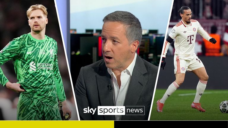 Sky Sports News' Kaveh Solhekol says Brentford could try to sign Liverpool goalkeeper Caoimhin Kelleher, while Tottenham could make a move for ex-Manchester City winger Leroy Sane.