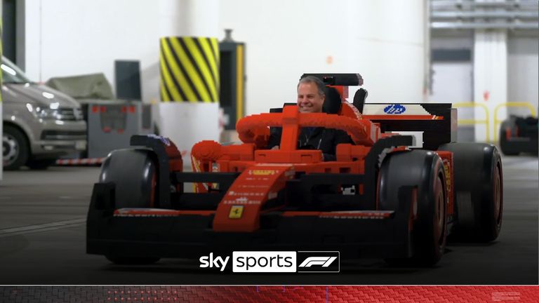 Ted Kravitz learns how to make a life-sized F1 car made completely of Lego.