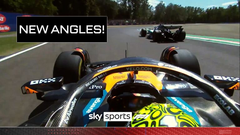NEW ANGLES! Norris' fierce battle to overtake Russell at Imola