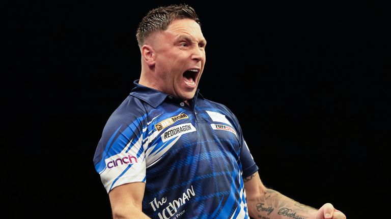 Gerwyn Price in the Premier League Darts