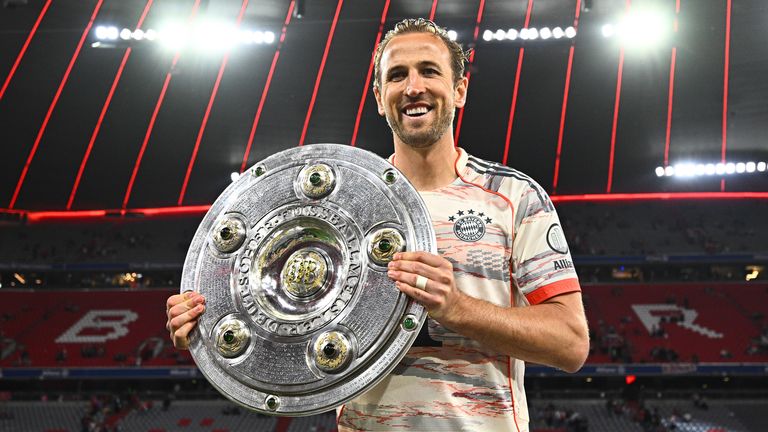 Harry Kane has relished the opportunity to get his hands on a team trophy for the first time