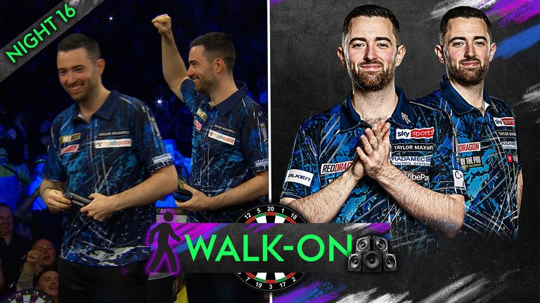 Luke Humphries gets cheered originally during his walk-on ahead of his match against Rob Cross then is booed on the stage by the Sheffield crowd for his ties to Leeds United. 