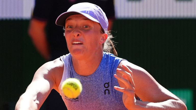 Iga Swiatek, French Open tennis