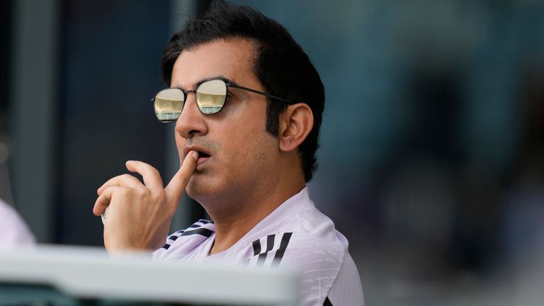 India men's cricket head coach Gautam Gambhir (Associated Press)