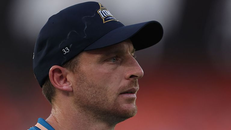 Former England captain Jos Buttler players for the Gujarat Titans in the IPL