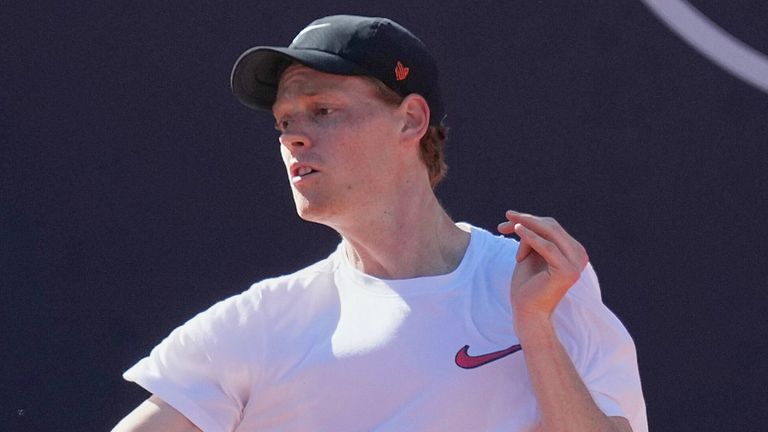 Italy's Jannik Sinner, Italian Open, tennis (Associated Press)