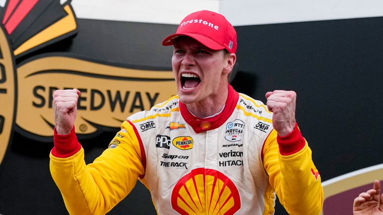 Josef Newgarden will look to become the first driver in Indy 500 history to win the event three times in a row