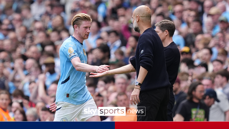 Pep on Kevin De Bruyne.