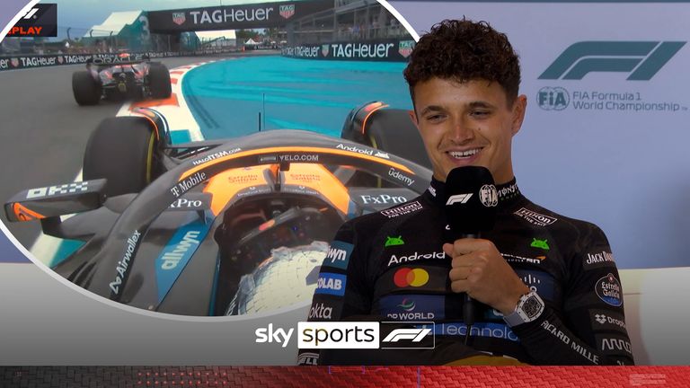 Lando Norris believes Max Verstappen is not racing very smart when reflecting on their battles during the Miami Grand Prix.