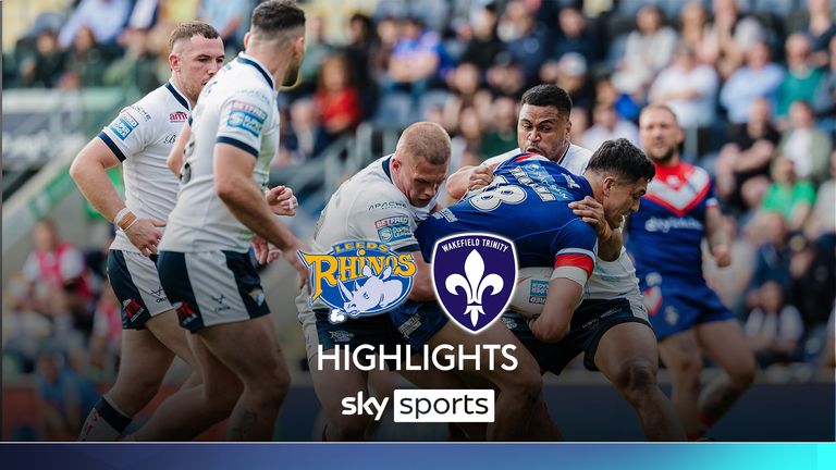 Highlights of the Super League match between Leeds Rhinos and Wakefield Trinity. Images: SWpix