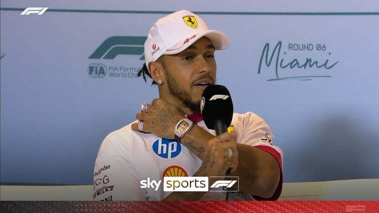 Lewis Hamilton said he's working hard to adjust to the Ferrari, and admitted he even found his first six months with Mercedes were tough.