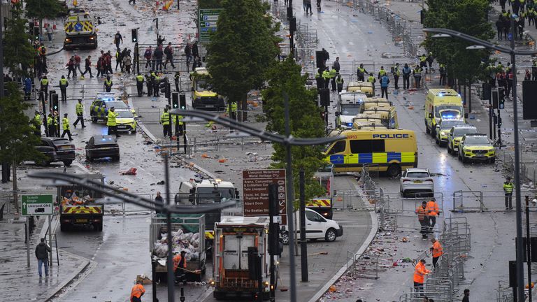 Liverpool parade, road traffic collision