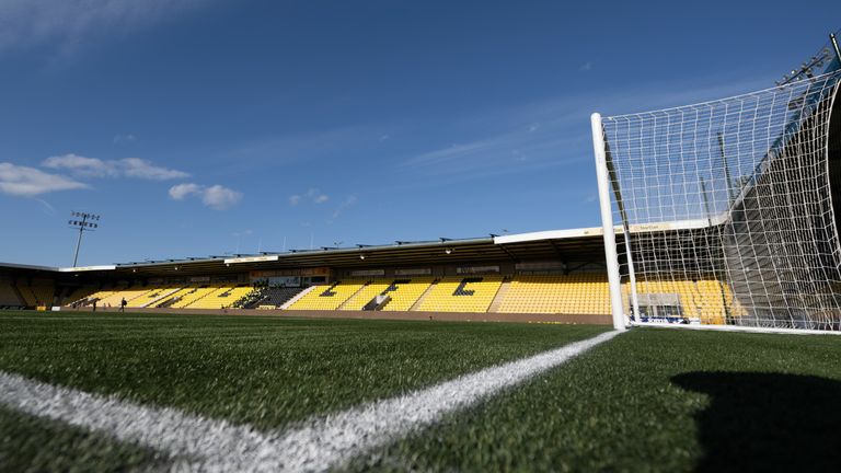 LIVINGSTON, SCOTLAND - MAY 22: A General Stadium View during a William Hill Premiership Play-Off Final first leg match between Livingston and Ross County at the Home of the Set Fare Arena, on May 22, 2025, in Livingston, Scotland. (Photo by Paul Devlin / SNS Group)