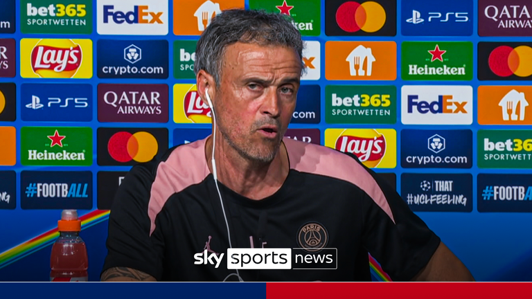 PSG head coach Luis Enrique speaks ahead of the Champions League final about making history.