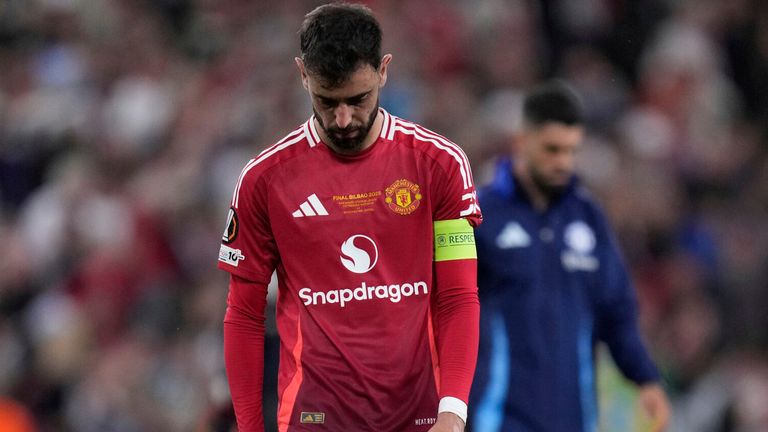 Manchester United's Bruno Fernandes had a final to forget