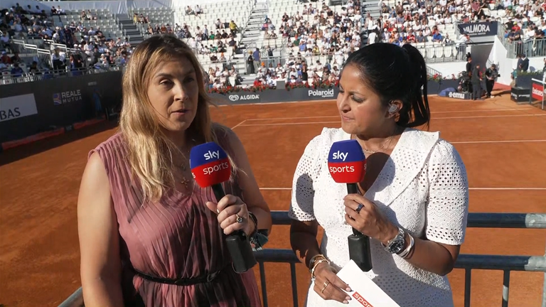 Marion Bartoli at the Italian Open