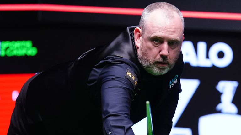 Mark Williams in the World Snooker final 2025