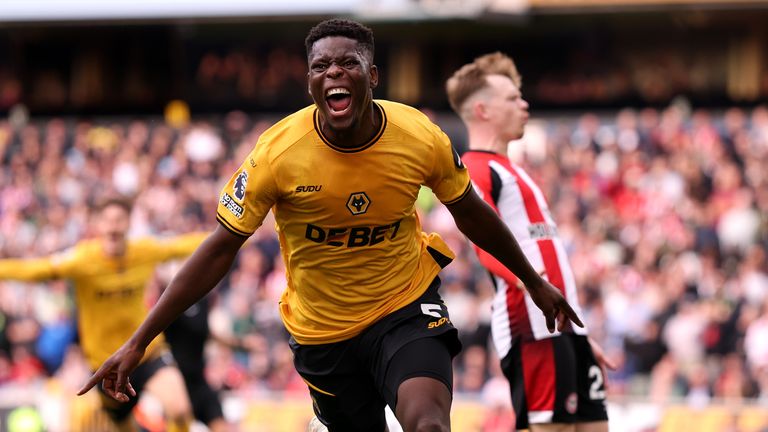 Marshall Munetsi celebrates his second-half equaliser