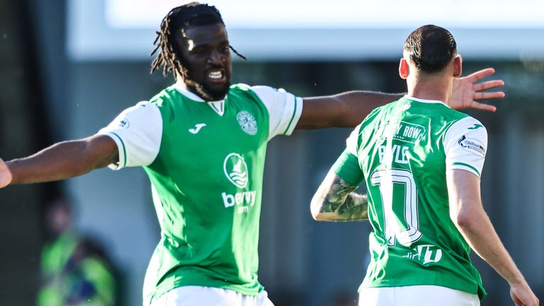 Martin Boyle opened the scoring for Hibs