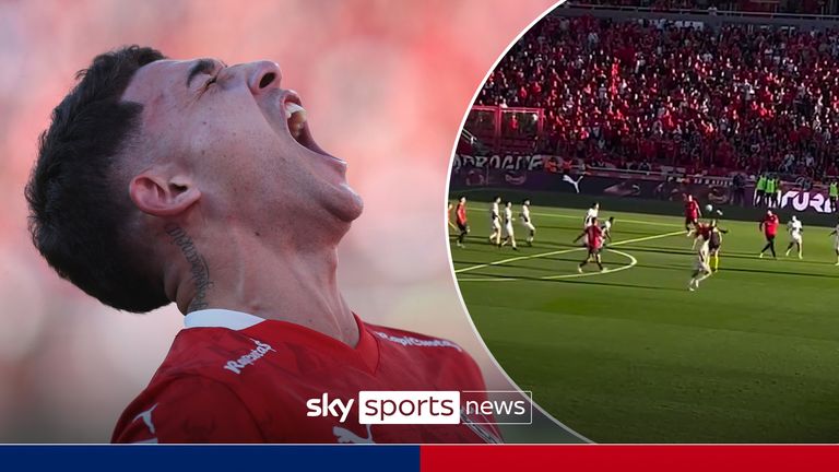 Montiel overhead kick winner