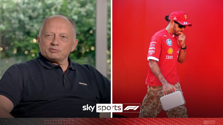 Ferrari team principal Fred Vasseur understands why Lewis Hamilton has been frustrated in recent races following the team's disappointing start to the season.