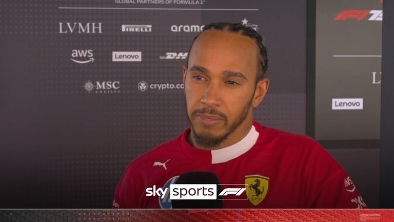 Ferrari's Lewis Hamilton was in despondent mood after Friday's practice sessions in Barcelona.