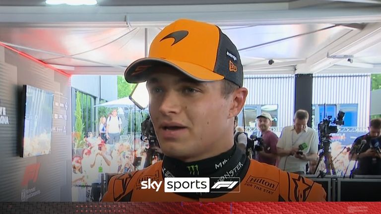 McLaren's Lando Norris was deflated after only qualifying fourth at the Emilia Romagna Grand Prix.