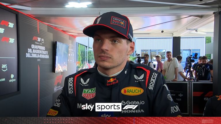 Max Verstappen was pleased with the progress Red Bull have made after qualifying second for Sunday's race.