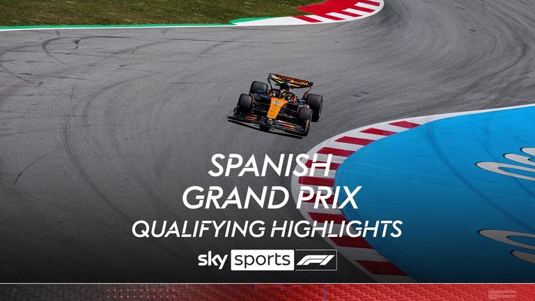 Highlights from qualifying at the Spanish Grand Prix.