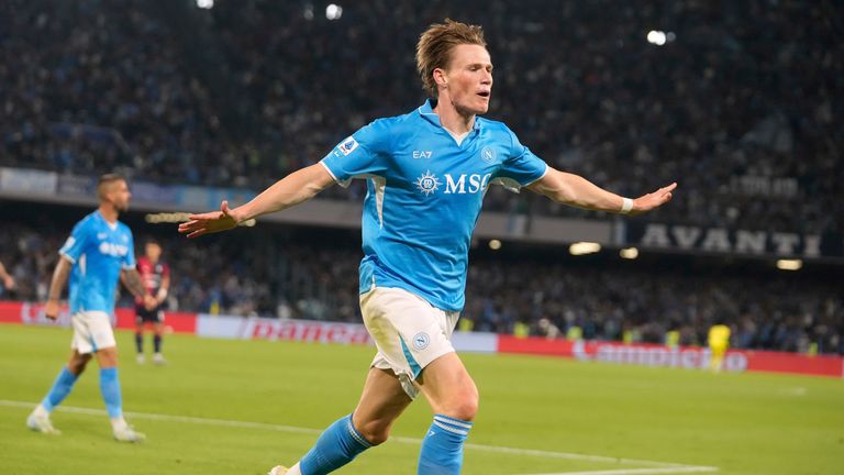 Scott McTominay has been the key player in Napoli's title-winning season