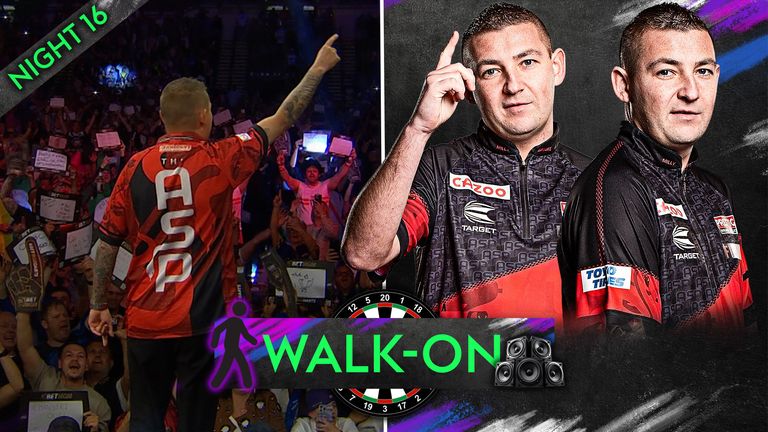 Nathan Aspinall gets the crowd fired up in Sheffield ahead of his Premier League quarter-final clash on Night 16 against Michael Van Gerwe