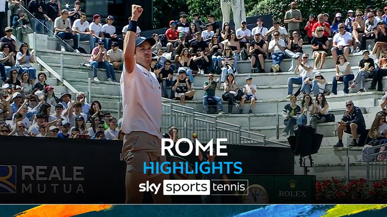 Nicolas Jarry in the Italian Open in Rome