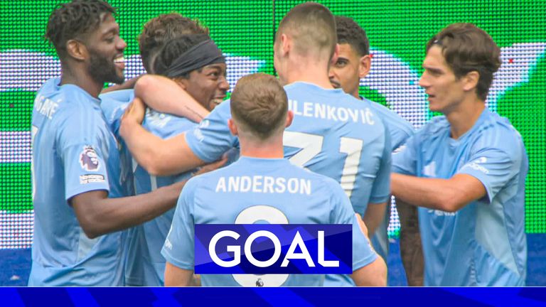 Nikola Milenkovic scores Forest's second