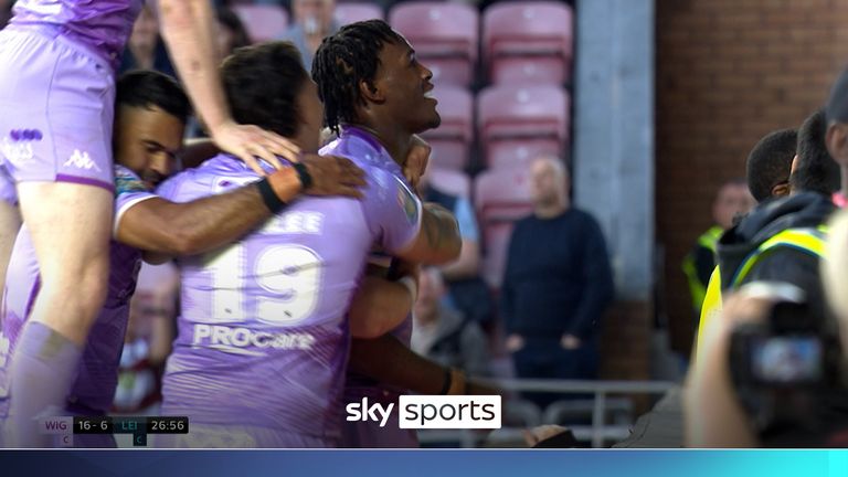 Junior Nsemba capitalises from a bounce to extend Wigan's lead