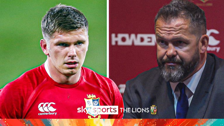 British and Irish Lions: Andy Farrell explains why son Owen was not selected 