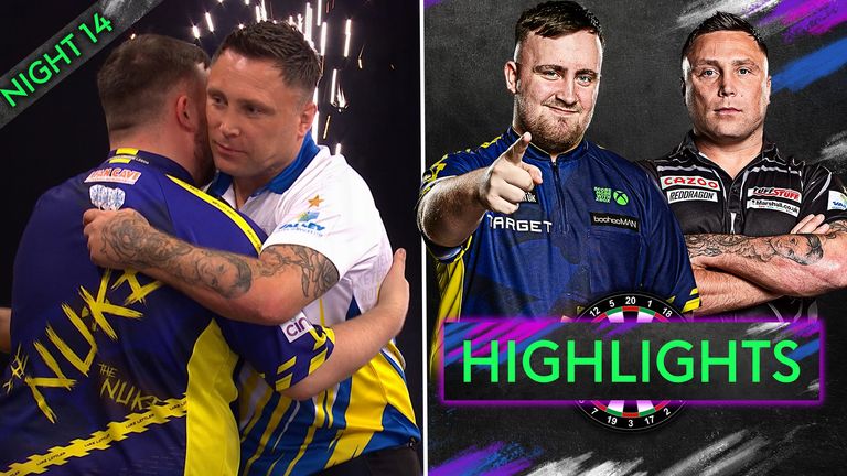 Luke Littler vs Gerwyn Price PL Darts Night 14 Leeds highlights thumb