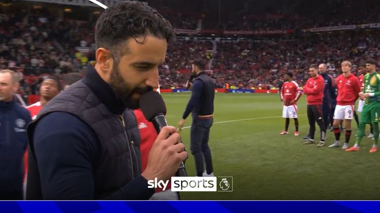 Man Utd head coach Ruben Amorim apologises to their fans after the club's 2024/25 season.