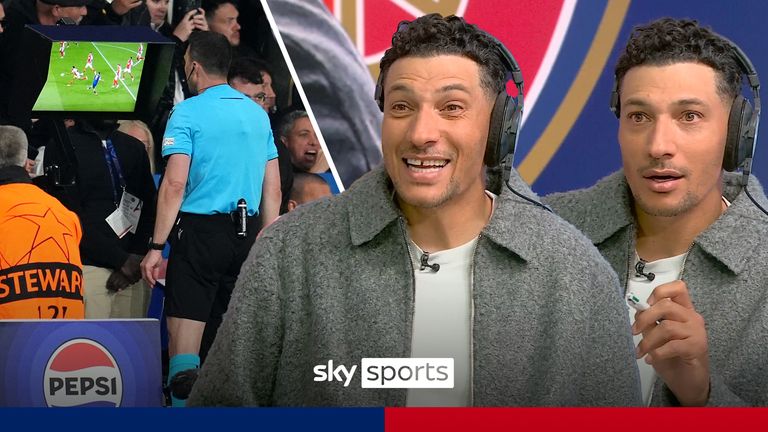 ay Bothroyd couldn't believe what he was seeing after PSG were awarded a penalty for a handball by Myles Lewis-Skelly, before David Raya came to Arsenal's rescue to save Vitinha's poor penalty. 