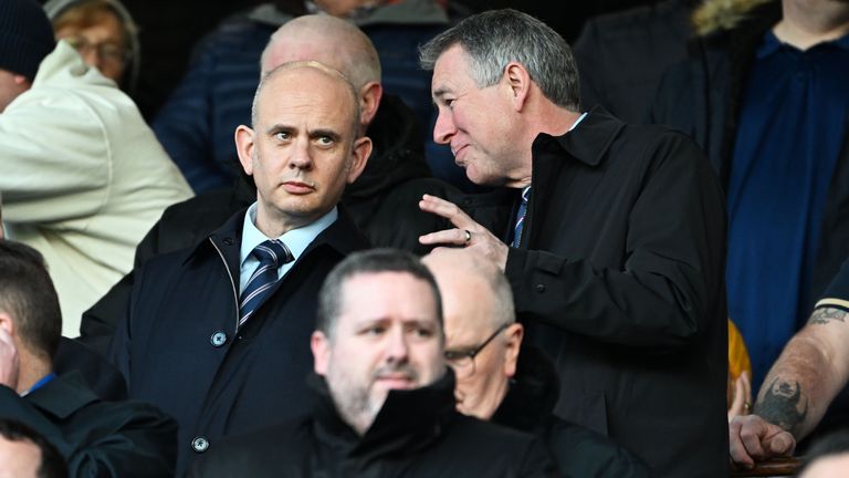 Rangers CEO Patrick Stewart (L) and Fraser Thornton (R) have praised the takeover deal