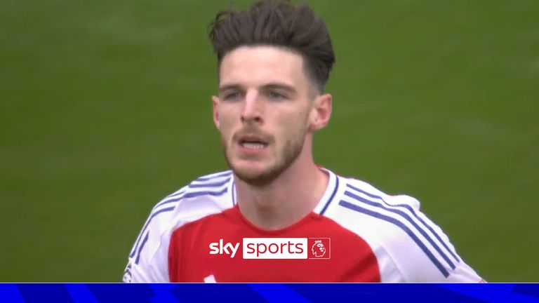 Rice goes close for Arsenal