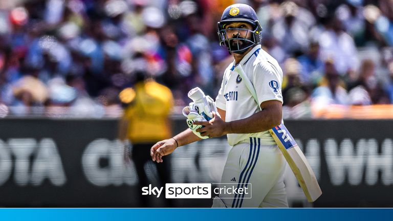 Rohit Sharma of India walks off after getting out during day five of the NRMA Insurance Boxing Day Test match of Border Gavaskar trophy between Australia and India at the Melbourne Cricket Ground