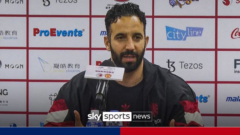 Ruben Amorim admits Man Utd's season struggles means its 'hard to face the fans