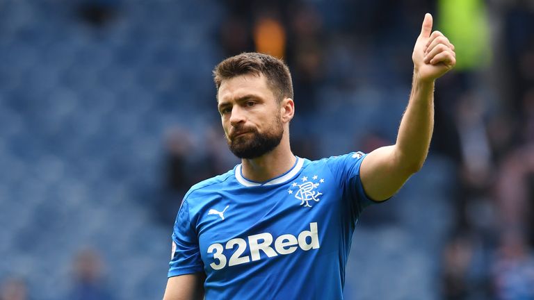 Russell Martin was on loan at Rangers in 2018