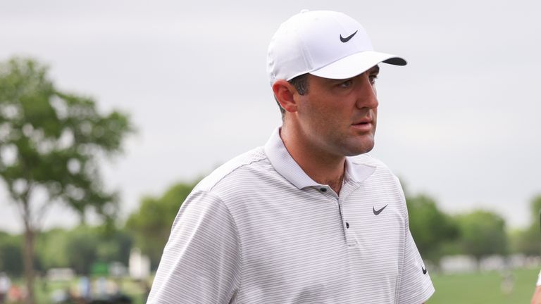 World No 1 Scottie Scheffler holds an eight-shot advantage after two rounds of The CJ Cup Byron Nelson 