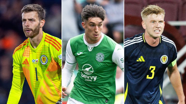 Angus Gunn, Kieron Bowie and Josh Doig