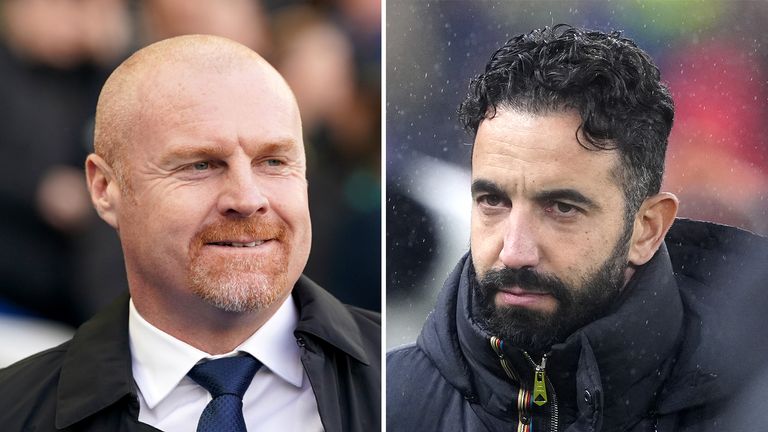 Sean Dyche and Ruben Amorim