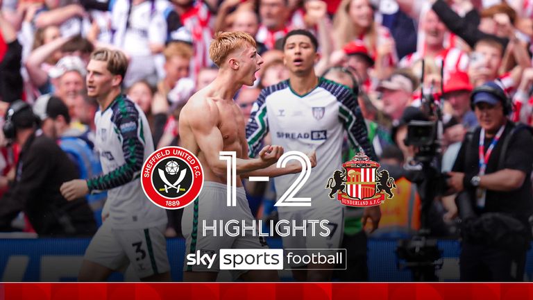SHEFF UTD v SUNDERLAND CHAMP PLAY-OFF