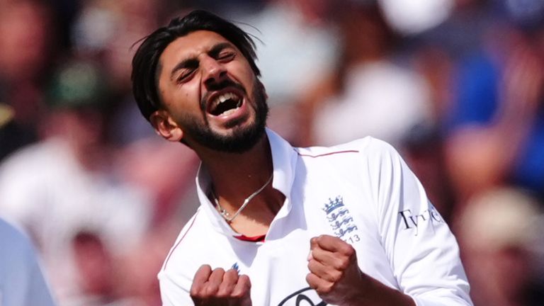 Shoaib Bashir, England vs Zimbabwe, day two, Trent Bridge