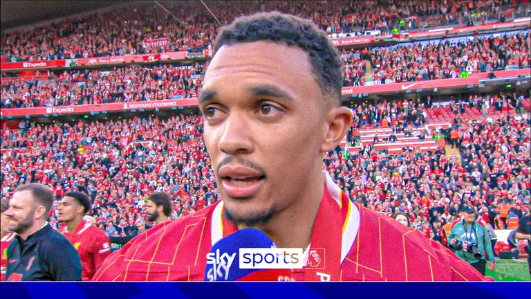 Trent post-match.